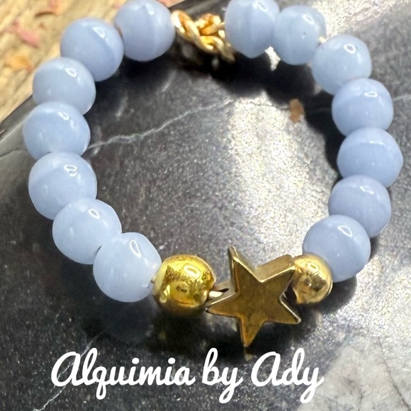 Alquimia Blue and Gold Celestial Ring - Picture 1 of 2